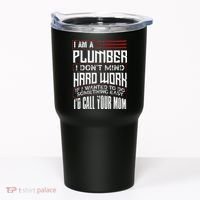 Funny Plumber Gift For Men Plumbing Dad Fathers Day Tumbler thumb 0