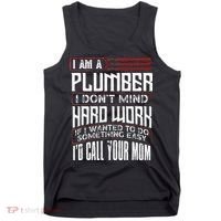 Funny Plumber Gift For Men Plumbing Dad Fathers Day Tank Top thumb 0