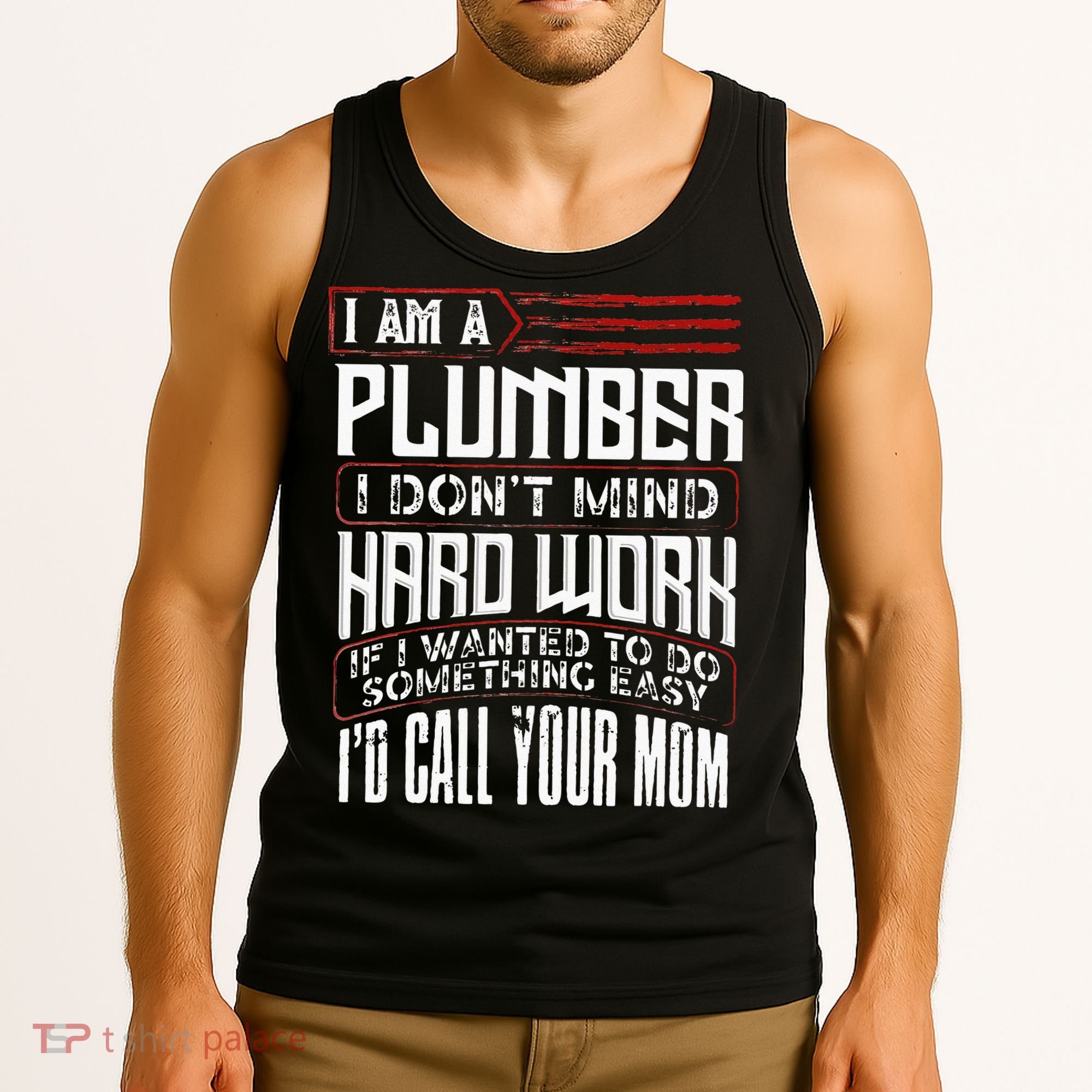 Funny Plumber Gift For Men Plumbing Dad Fathers Day Tank Top