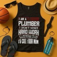 Funny Plumber Gift For Men Plumbing Dad Fathers Day Tank Top thumb 4