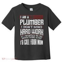 Funny Plumber Gift For Men Plumbing Dad Fathers Day Toddler T-Shirt thumb 0