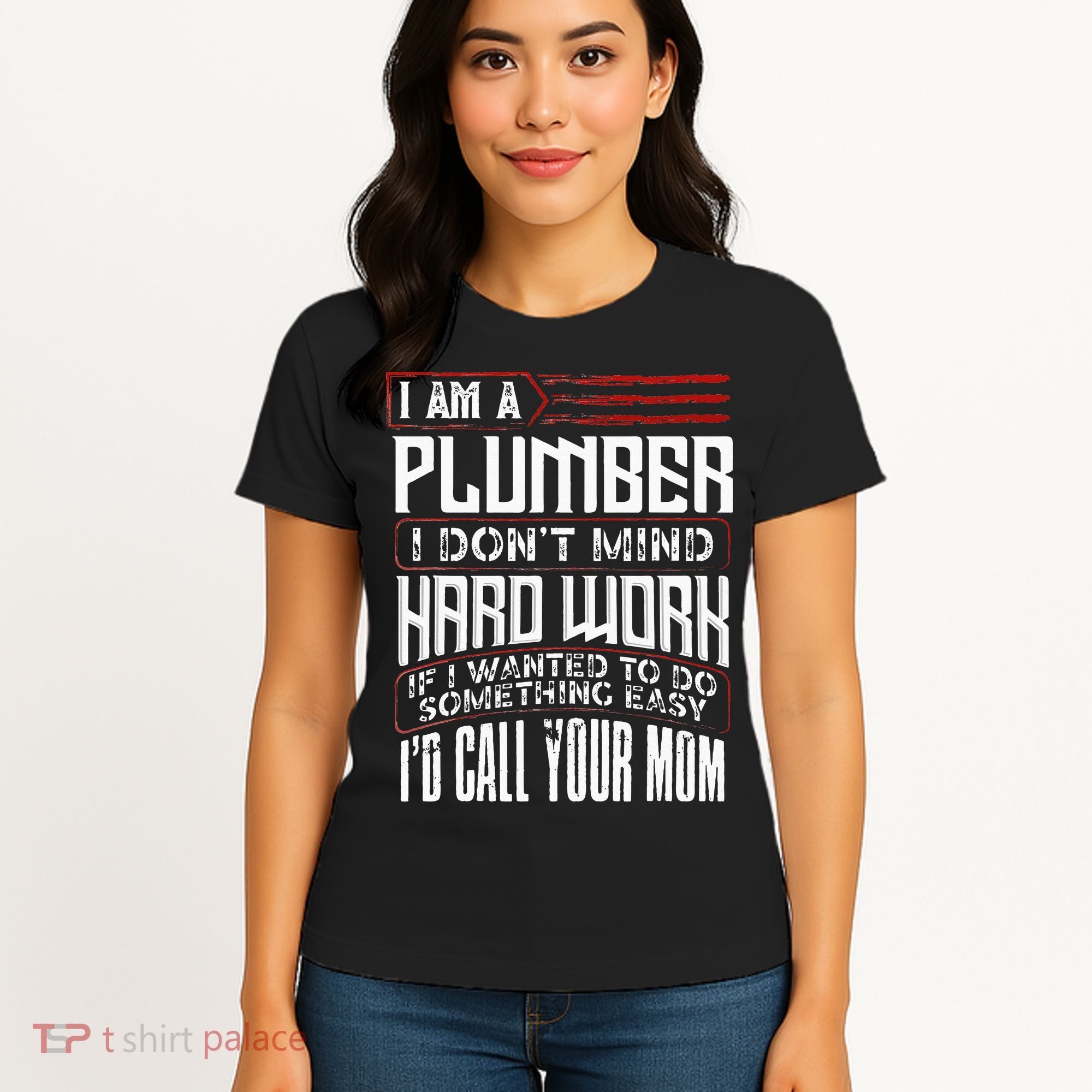 Funny Plumber Gift For Men Plumbing Dad Fathers Day Women's T-Shirt