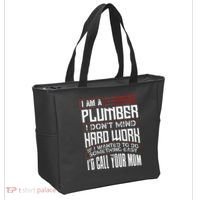 Funny Plumber Gift For Men Plumbing Dad Fathers Day Tote Bag thumb 2