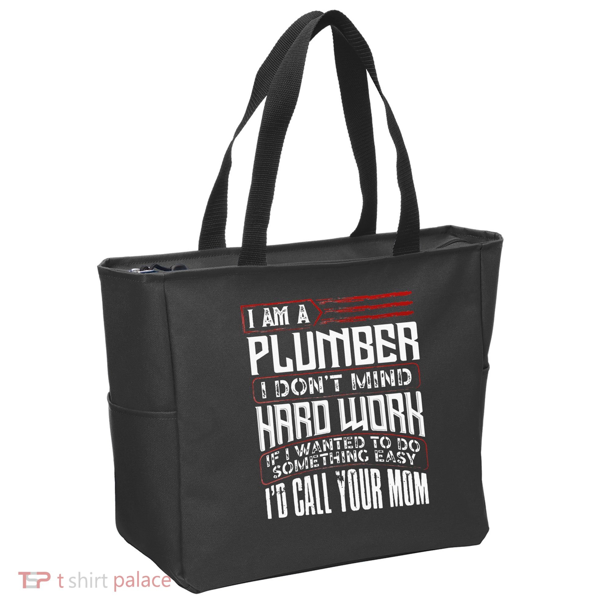 Funny Plumber Gift For Men Plumbing Dad Fathers Day Tote Bag
