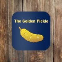 Fun Pickleball, Golden Pickle, Pickleball For Life Coaster thumb 0