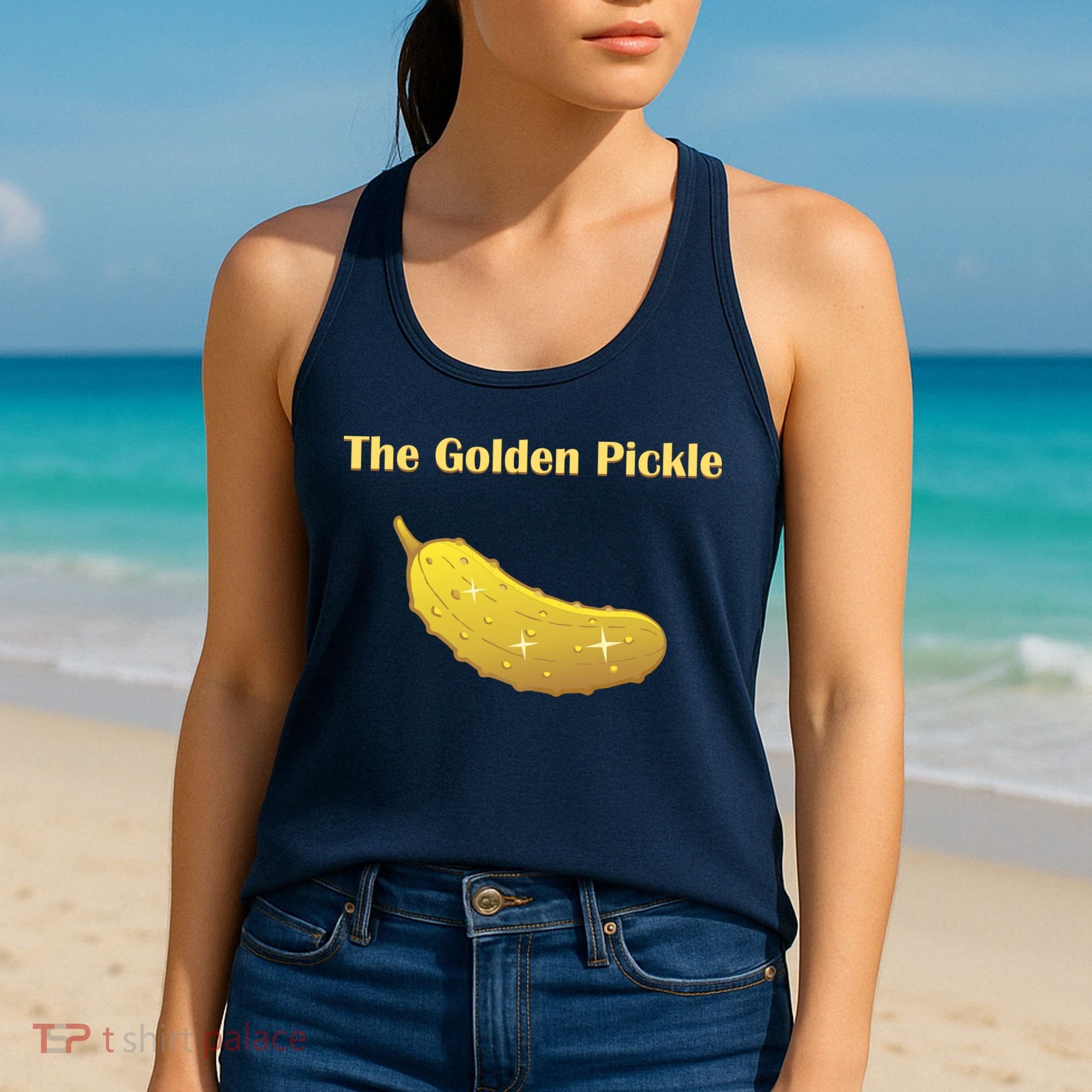 Fun Pickleball, Golden Pickle, Pickleball For Life Women's Tank Top