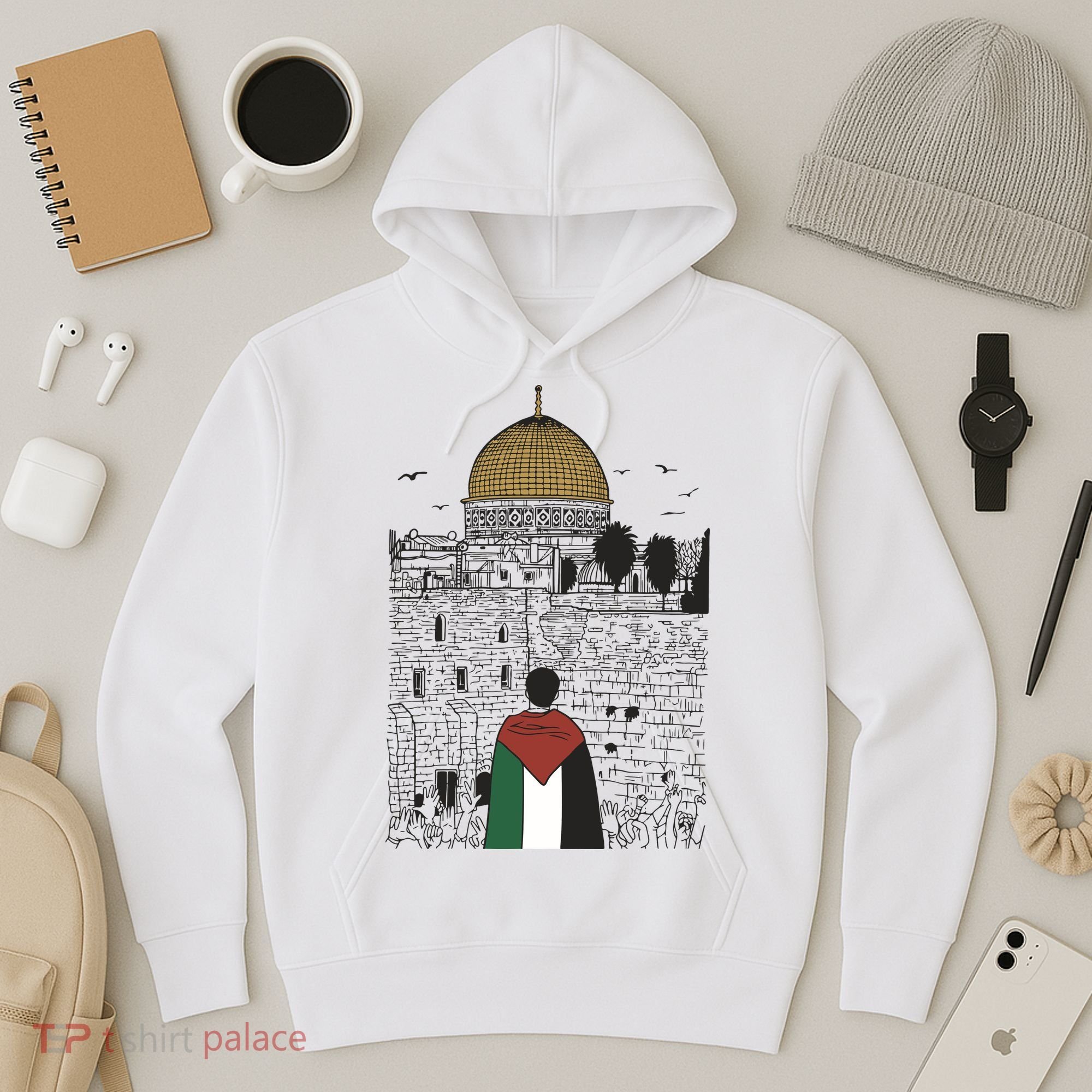 Free Palestine Gaza Palestine Support Hoodie