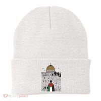 Free Palestine Gaza Palestine Support Beanie thumb 0