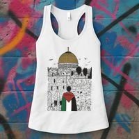 Free Palestine Gaza Palestine Support Women's Tank Top thumb 3