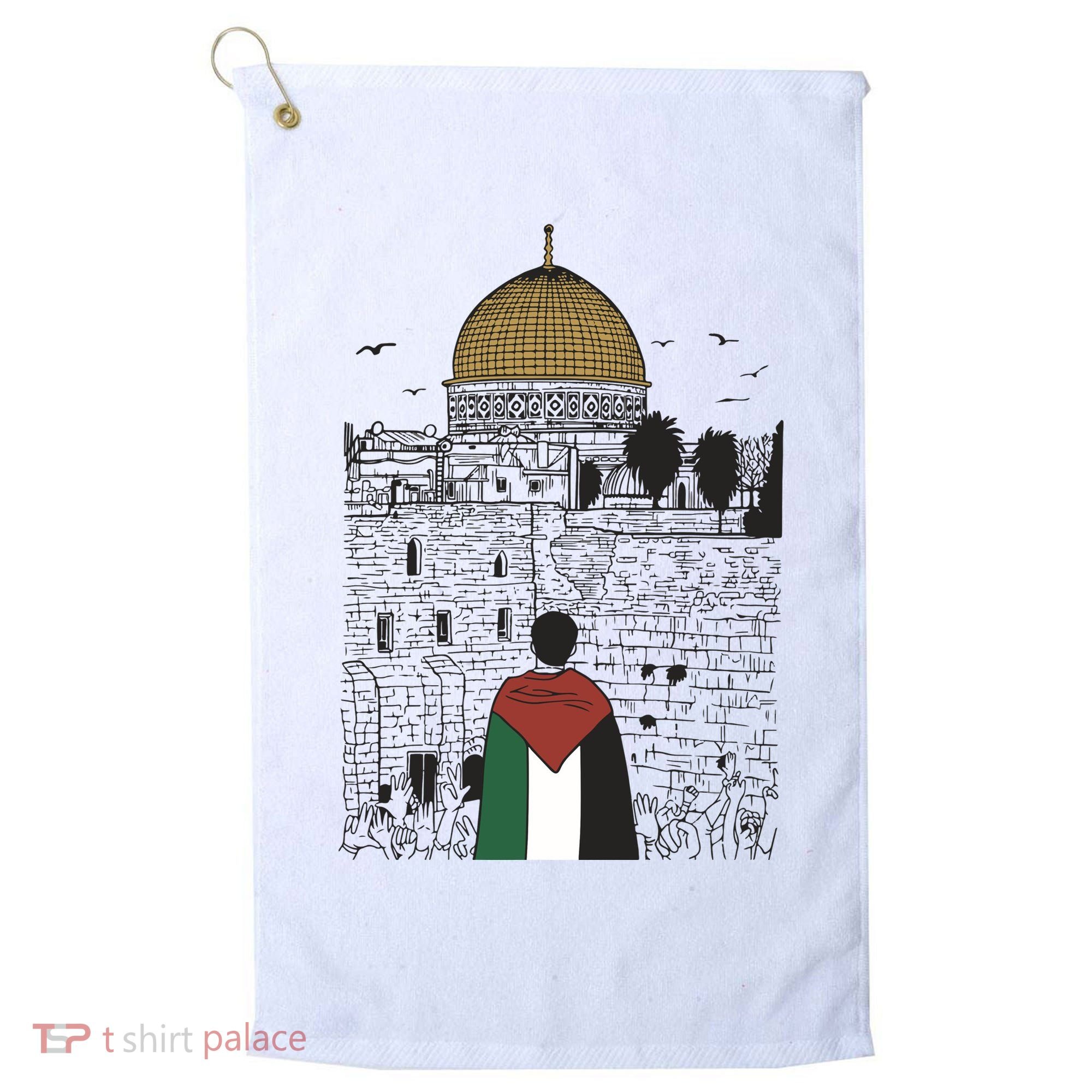 Free Palestine Gaza Palestine Support Golf Towel