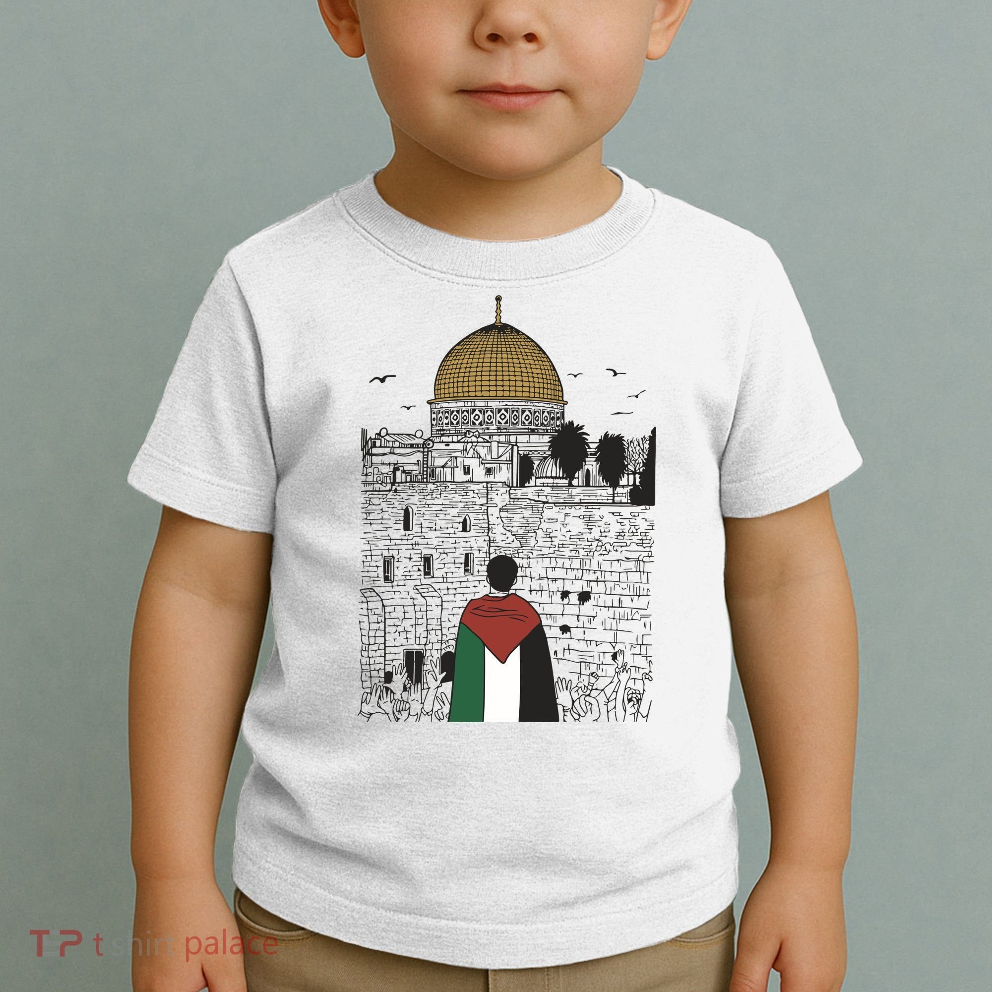 Free Palestine Gaza Palestine Support Toddler T-Shirt
