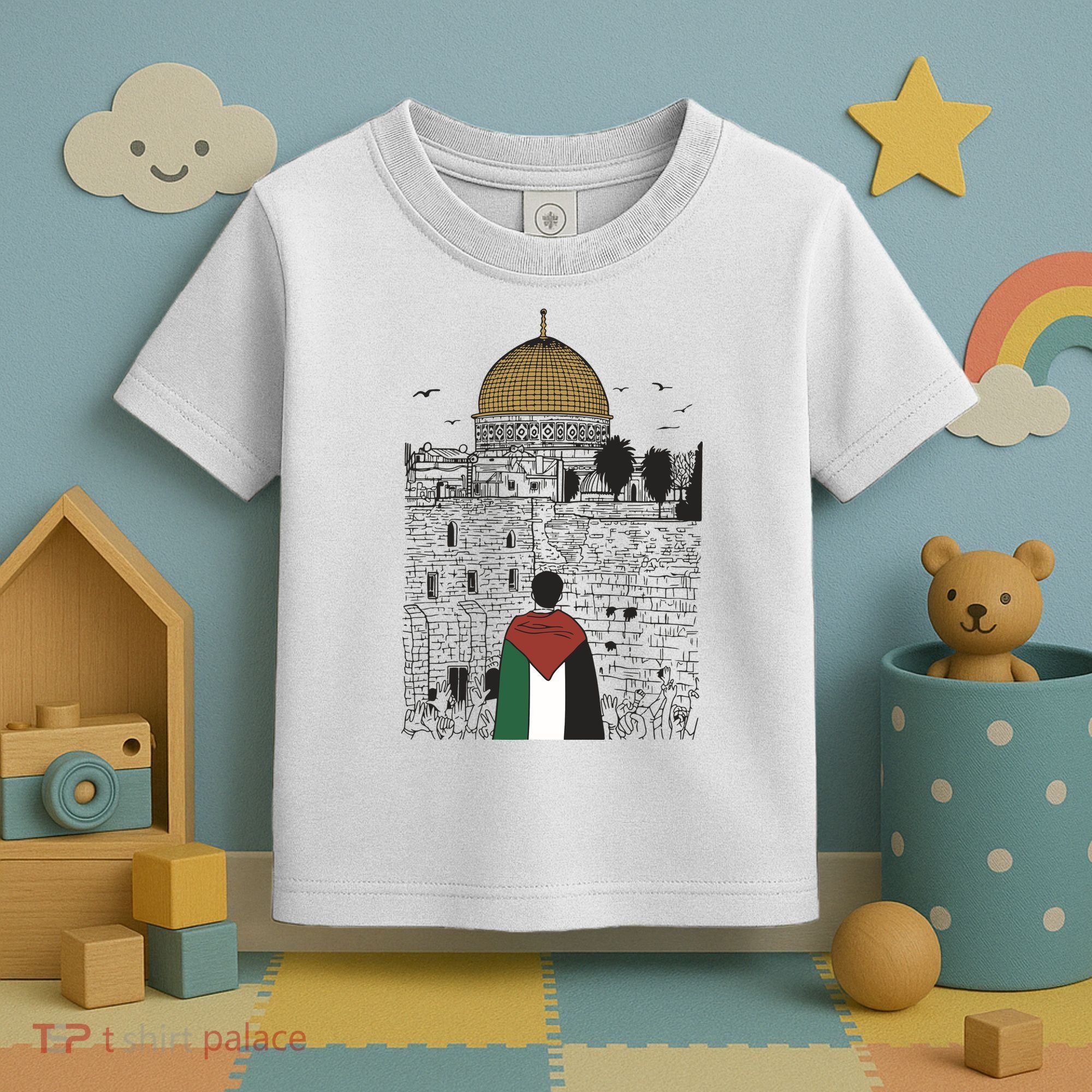 Free Palestine Gaza Palestine Support Toddler T-Shirt