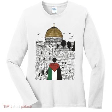 Free Palestine Gaza Palestine Support Women's Long Sleeve Shirt