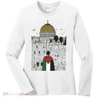 Free Palestine Gaza Palestine Support Women's Long Sleeve Shirt thumb 0