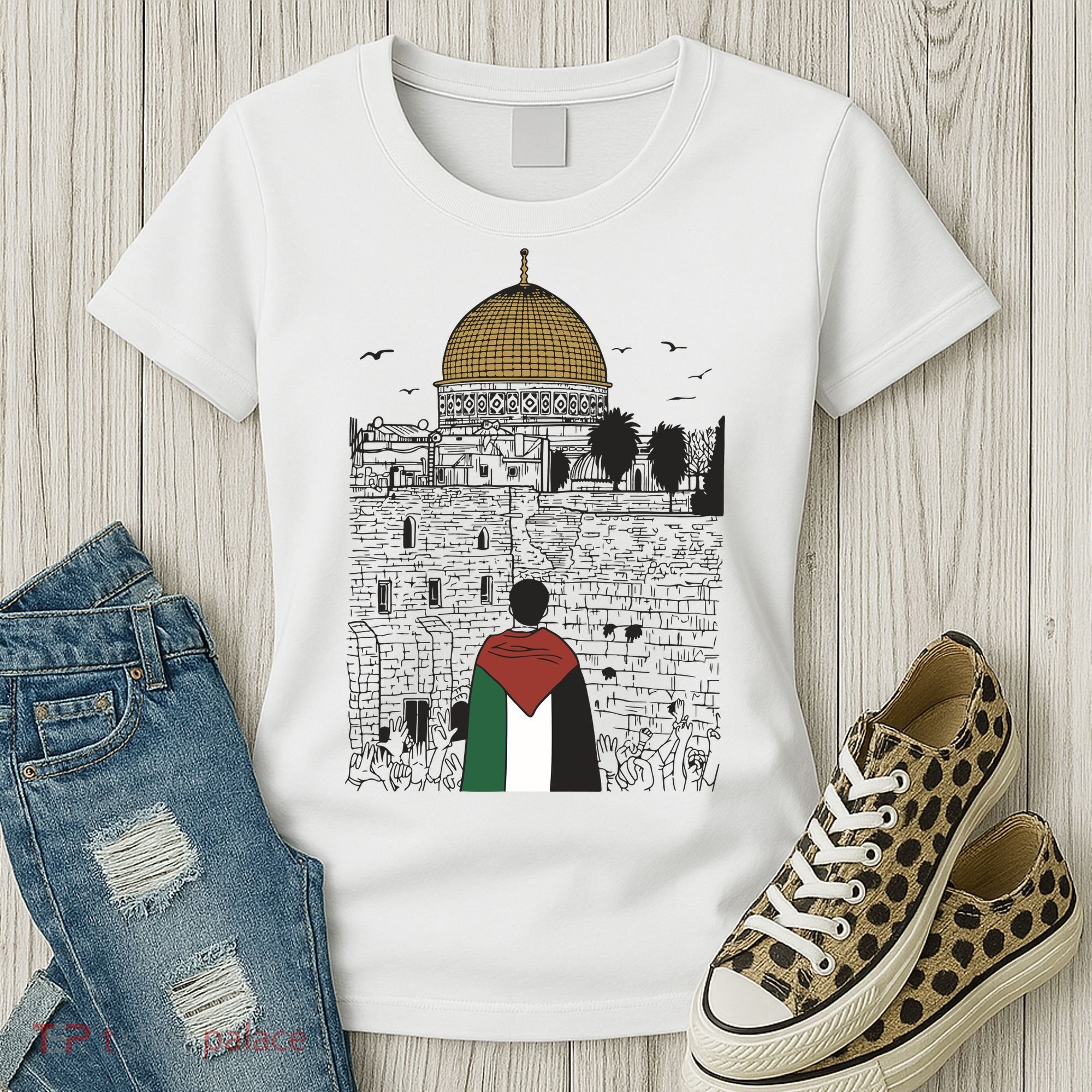 Free Palestine Gaza Palestine Support Women's T-Shirt