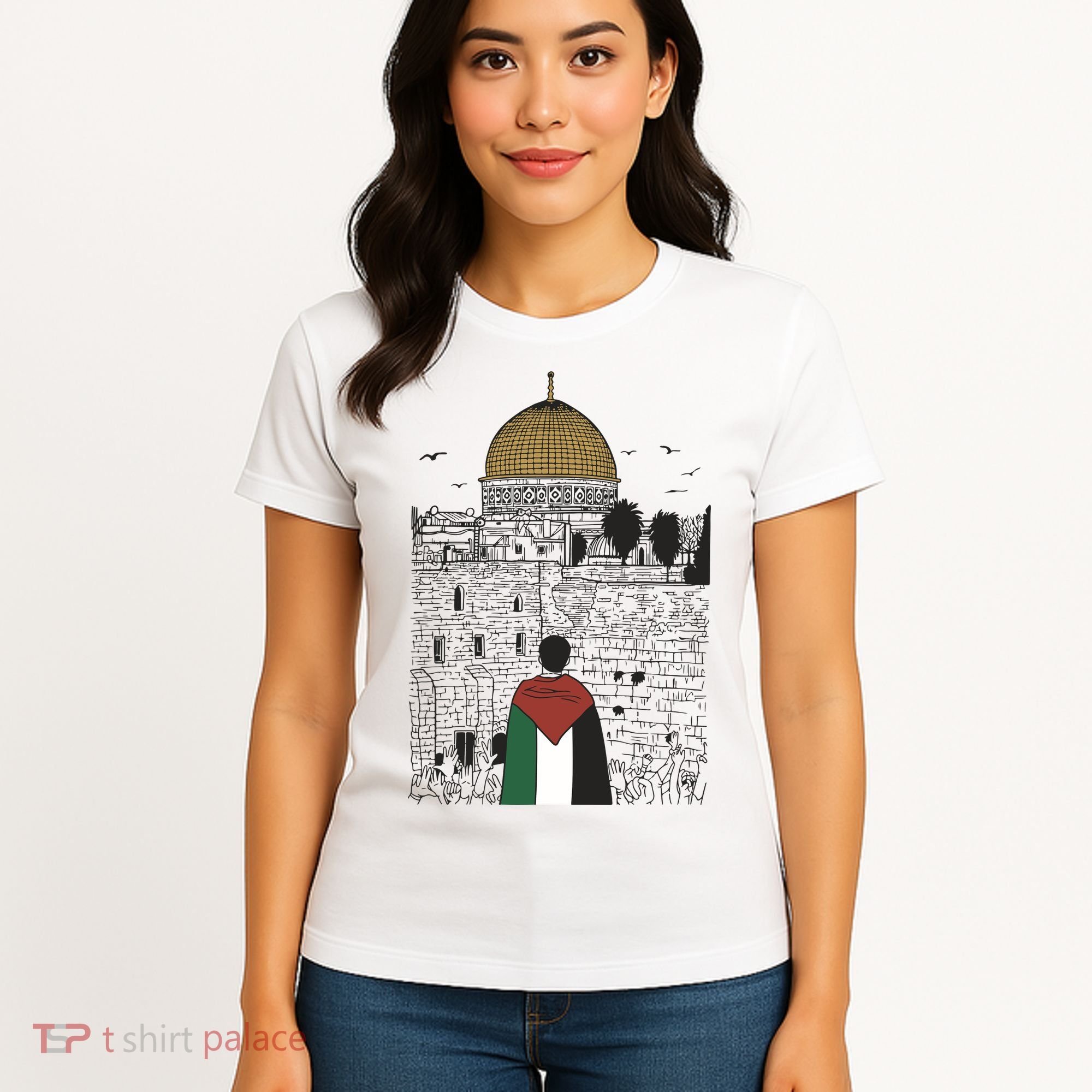 Free Palestine Gaza Palestine Support Women's T-Shirt