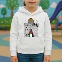 Free Palestine Gaza Palestine Support Kids Hoodie thumb 3