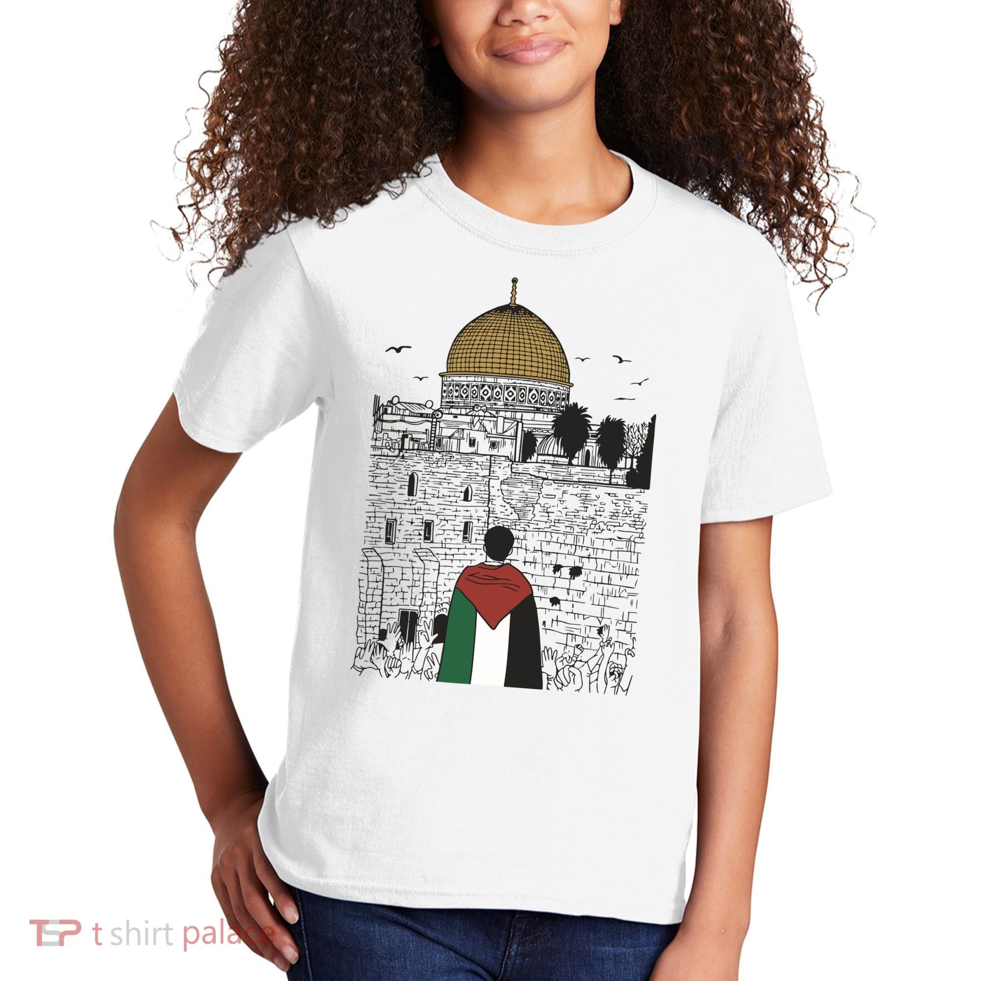 Free Palestine Gaza Palestine Support Kids T-Shirt