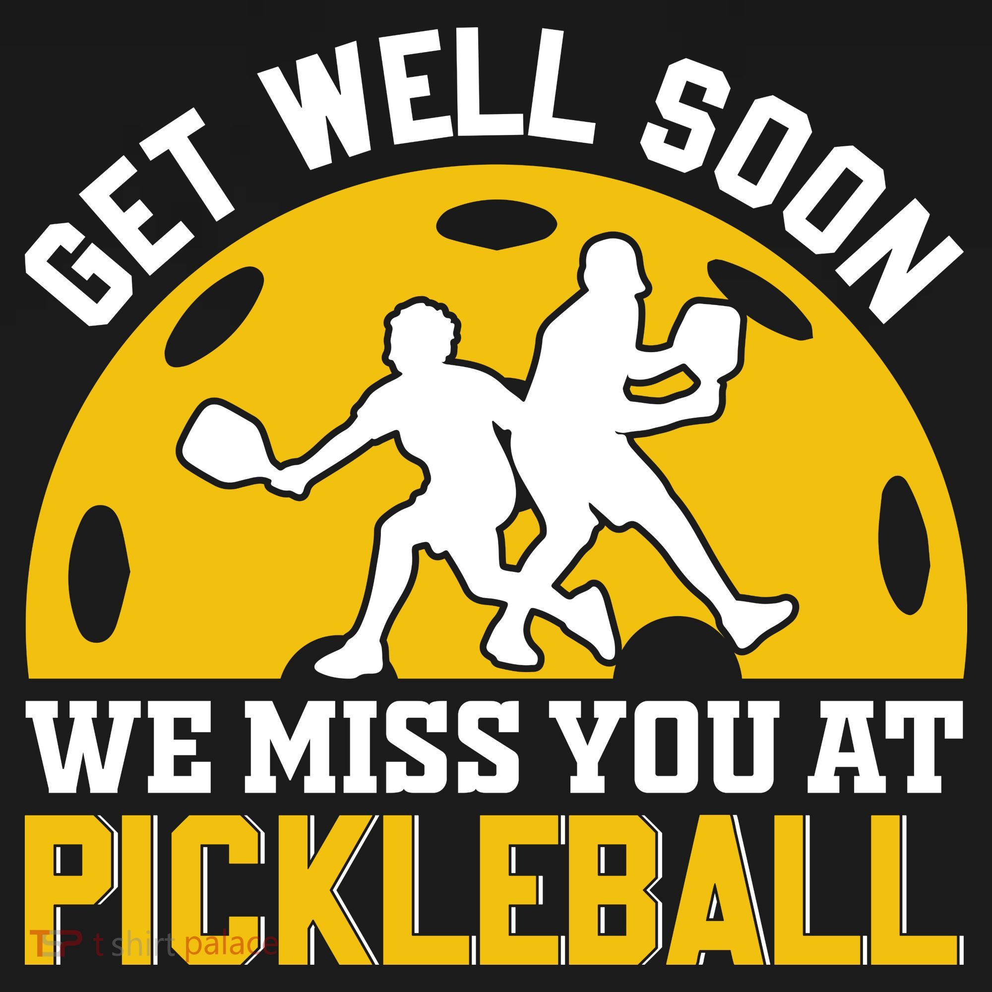 Funny Pickleball Get Well Soon We Miss You At Pickleball Hoodie