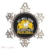 Funny Pickleball Get Well Soon We Miss You At Pickleball Ornament thumb 0