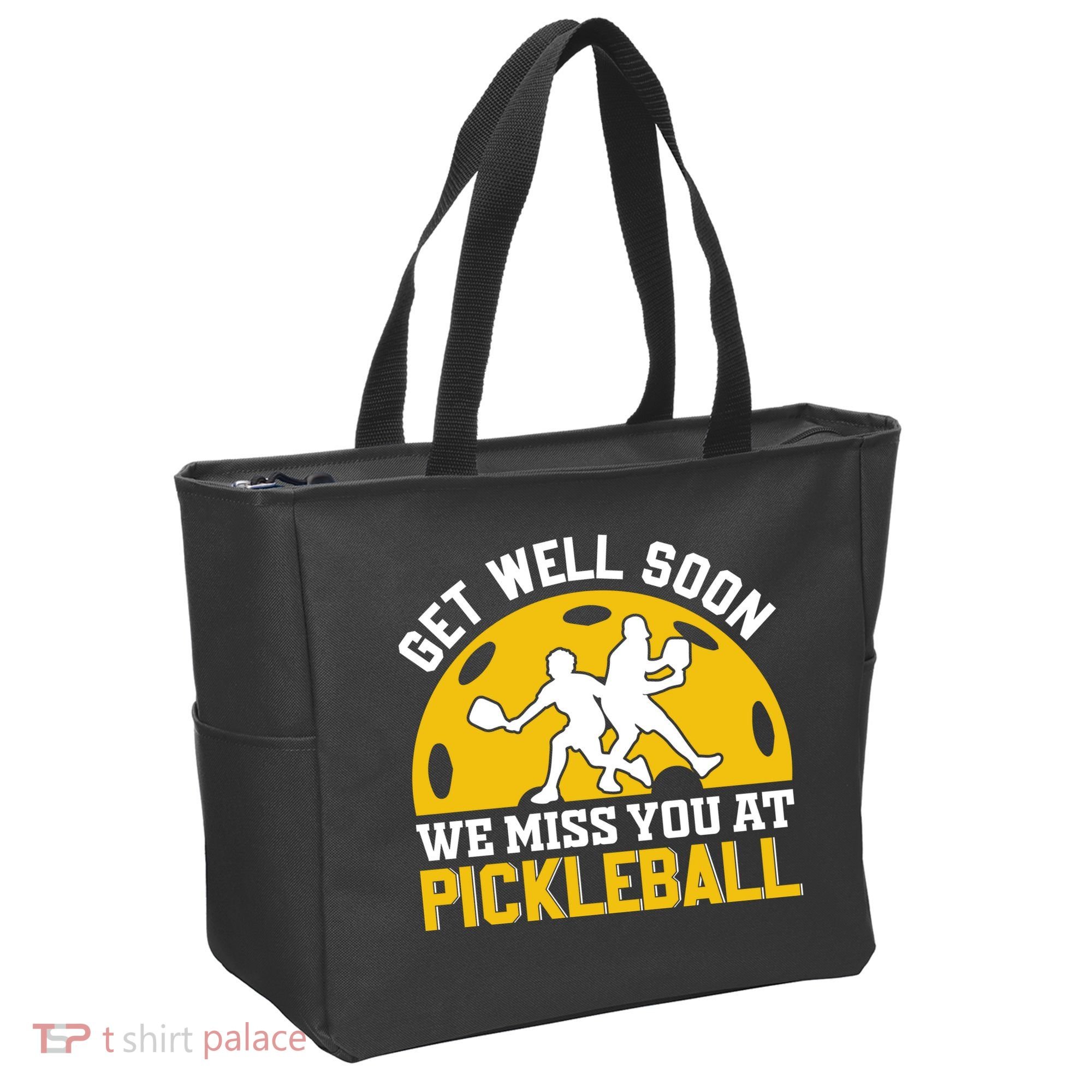 Funny Pickleball Get Well Soon We Miss You At Pickleball Tote Bag