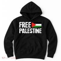 Free Palestine Gaza Flag Arabic Freedom for Palestinians Hoodie thumb 0