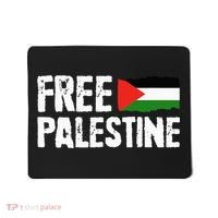 Free Palestine Gaza Flag Arabic Freedom for Palestinians Mousepad thumb 0