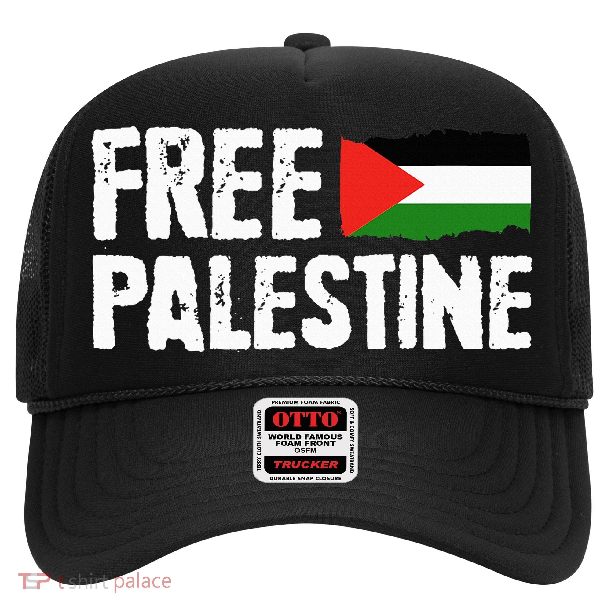 Free Palestine Gaza Flag Arabic Freedom for Palestinians Hat