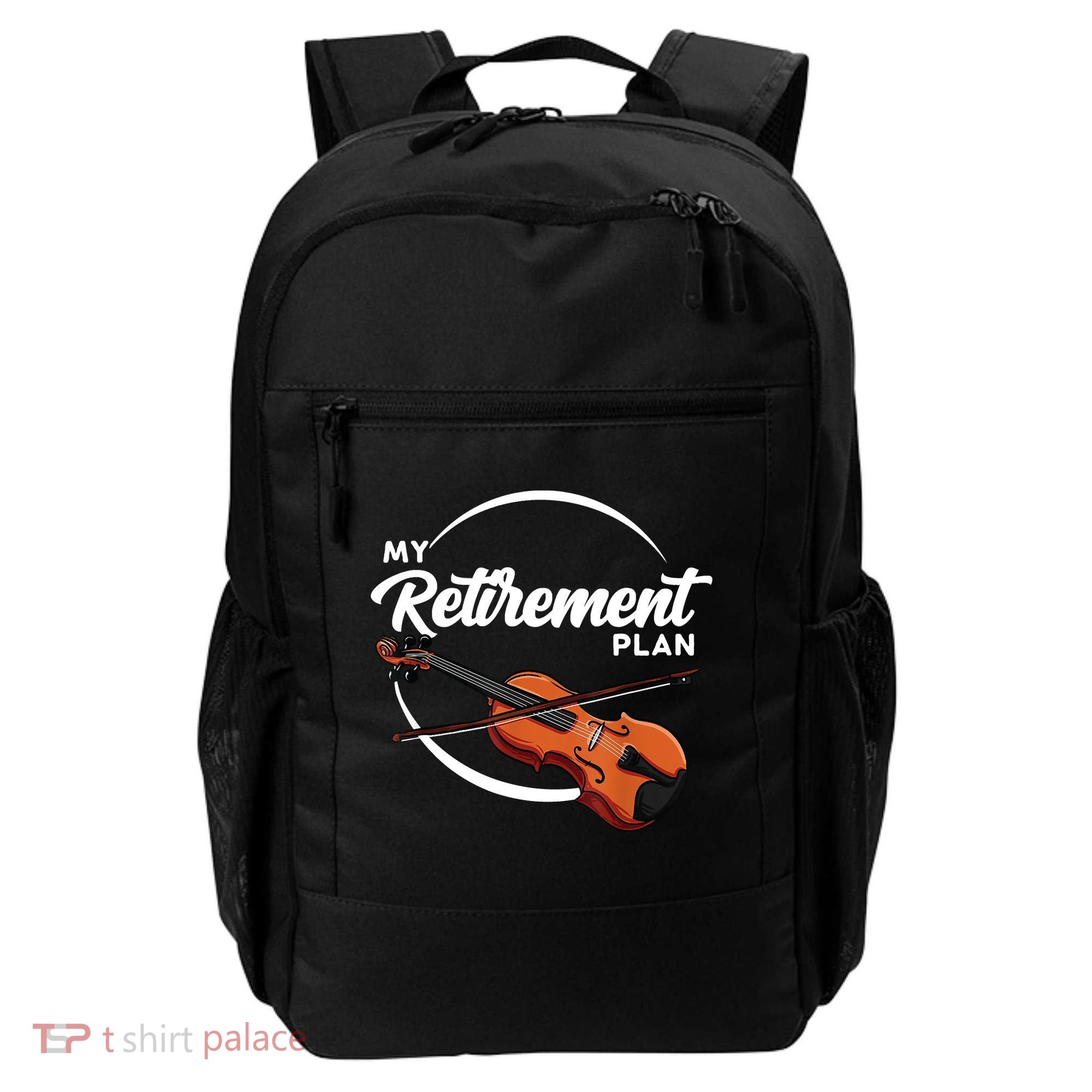 Fiddle Player Gift My Retirement Plan Backpack