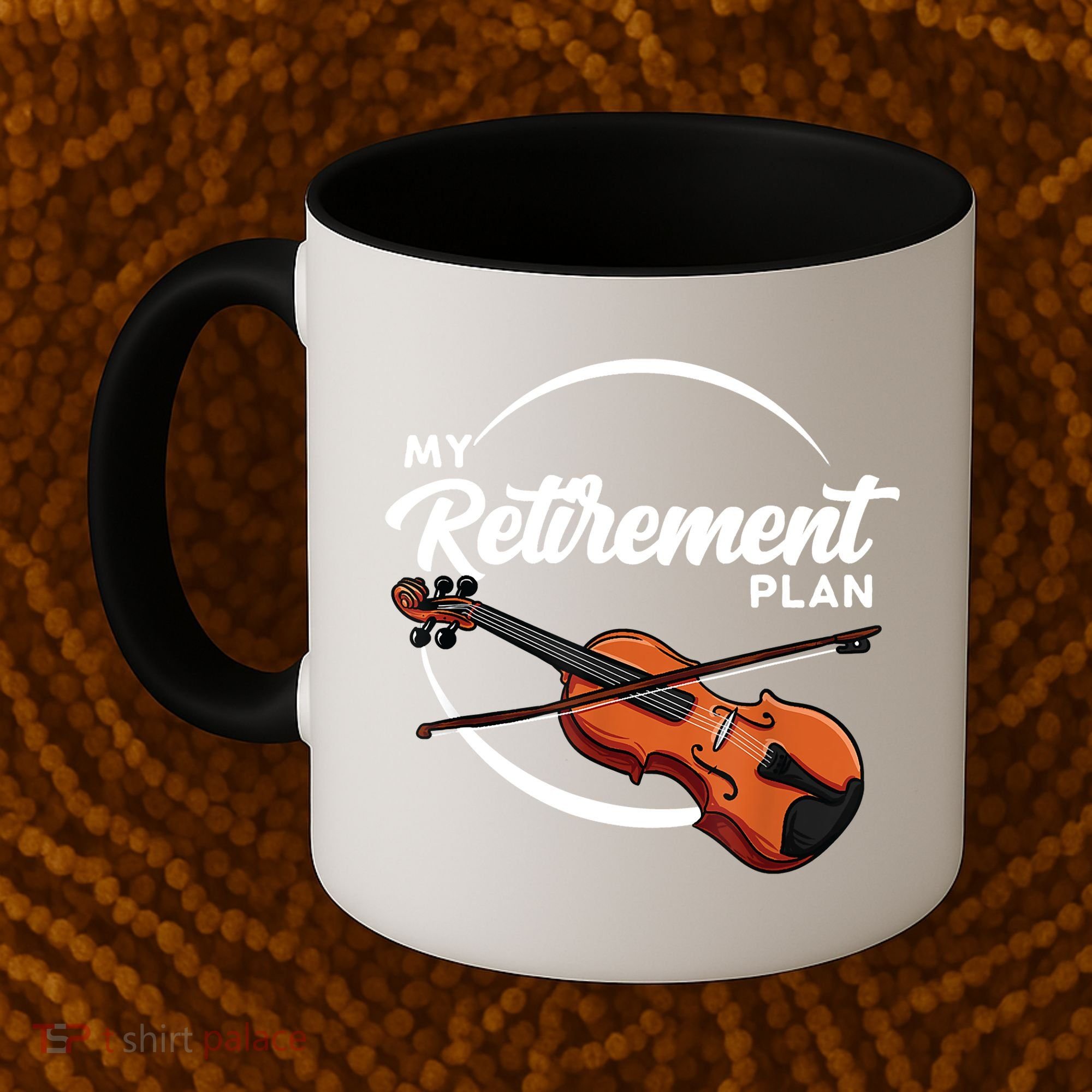 Fiddle Player Gift My Retirement Plan Coffee Mug