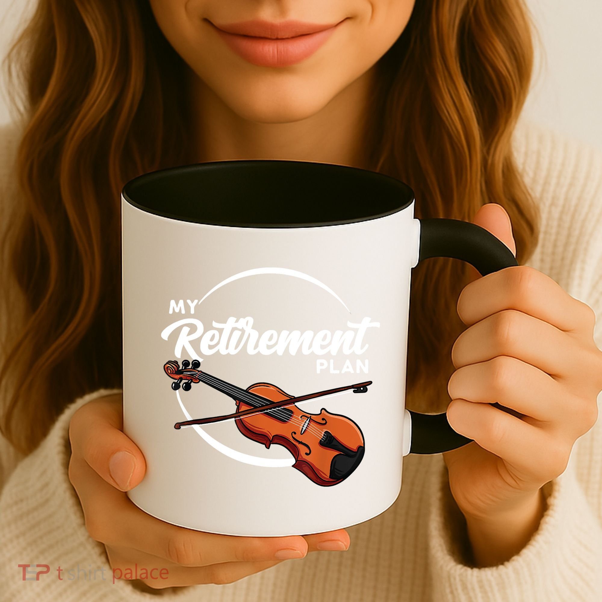Fiddle Player Gift My Retirement Plan Coffee Mug