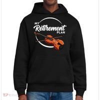 Fiddle Player Gift My Retirement Plan District V.I.T. Heavyweight Hoodie thumb 0