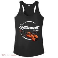Fiddle Player Gift My Retirement Plan Ladies PosiCharge Competitor Racerback Tank thumb 0