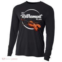 Fiddle Player Gift My Retirement Plan Cooling Performance Long Sleeve Crew thumb 0