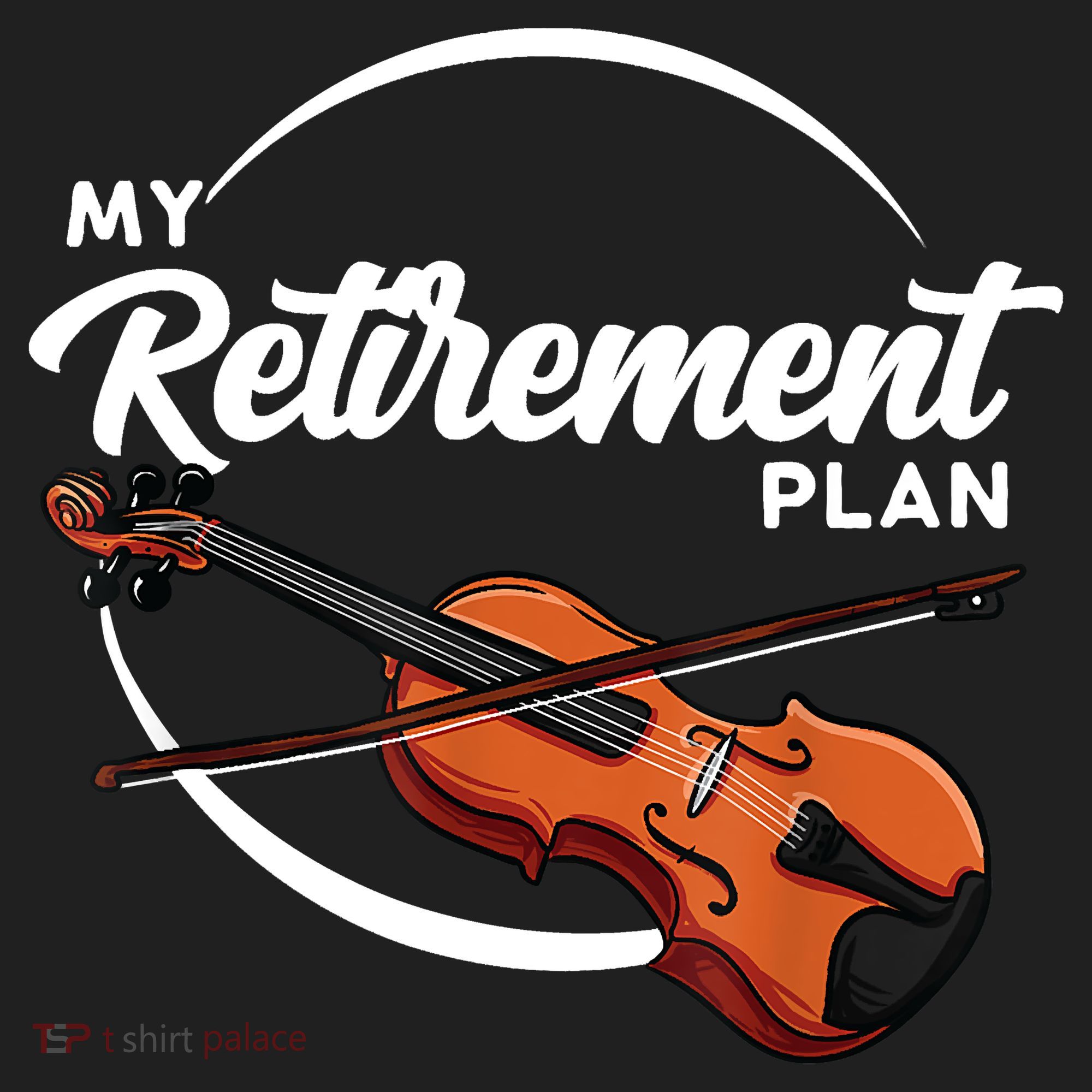 Fiddle Player Gift My Retirement Plan Golf Towel