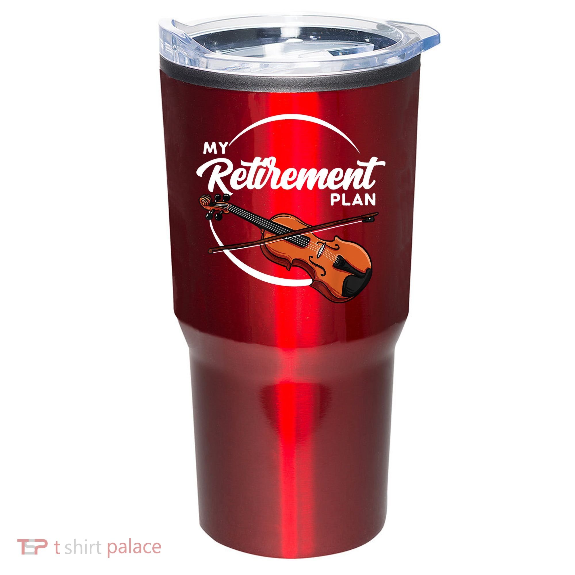Fiddle Player Gift My Retirement Plan Tumbler