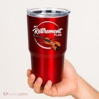 Fiddle Player Gift My Retirement Plan Tumbler thumb 2