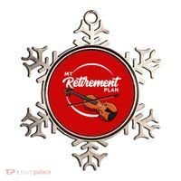 Fiddle Player Gift My Retirement Plan Ornament thumb 0
