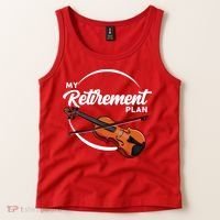 Fiddle Player Gift My Retirement Plan Tank Top thumb 2