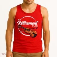 Fiddle Player Gift My Retirement Plan Tank Top thumb 3