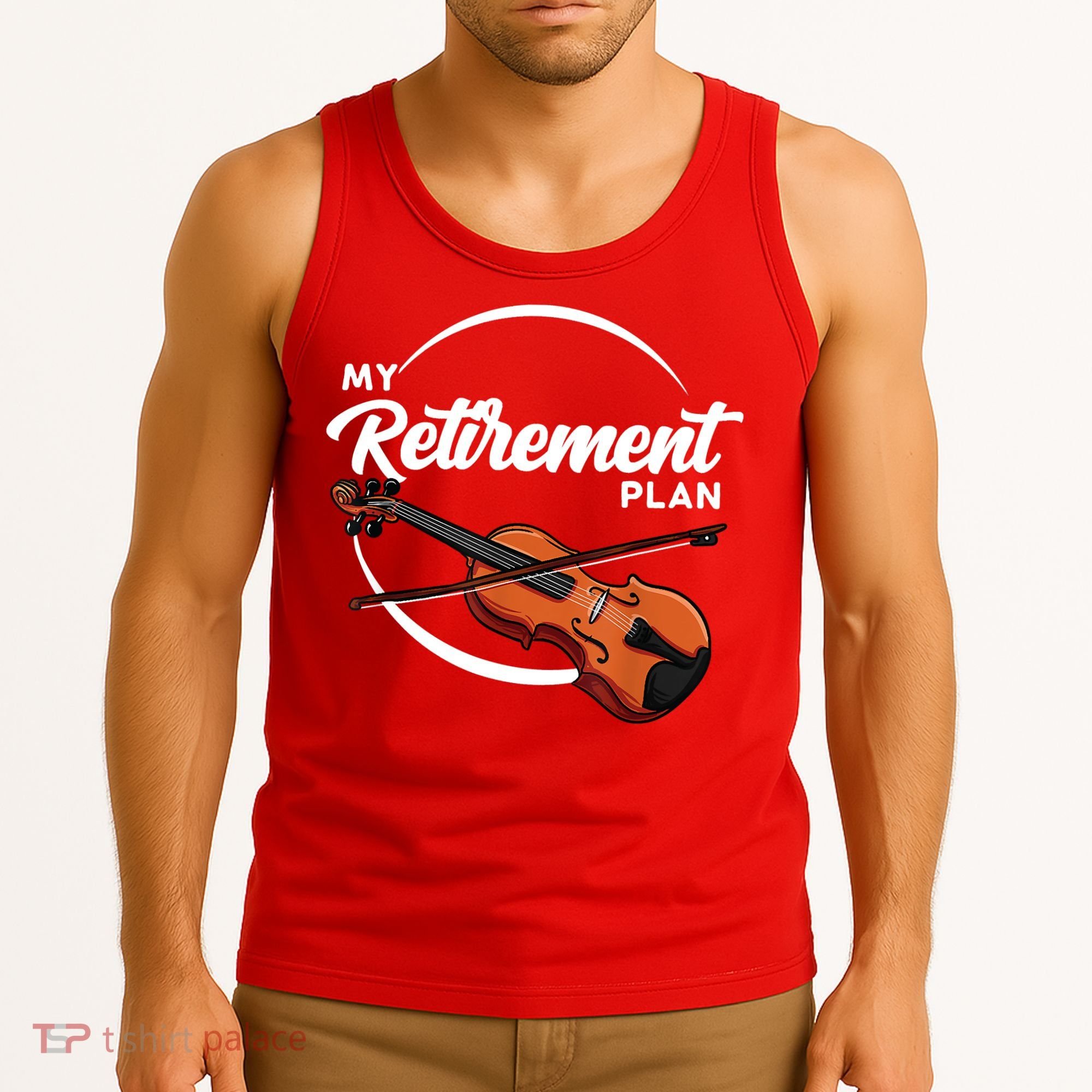 Fiddle Player Gift My Retirement Plan Tank Top