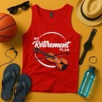 Fiddle Player Gift My Retirement Plan Tank Top thumb 4