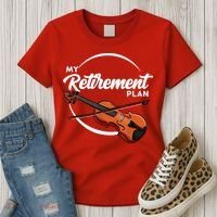 Fiddle Player Gift My Retirement Plan Women's T-Shirt thumb 3