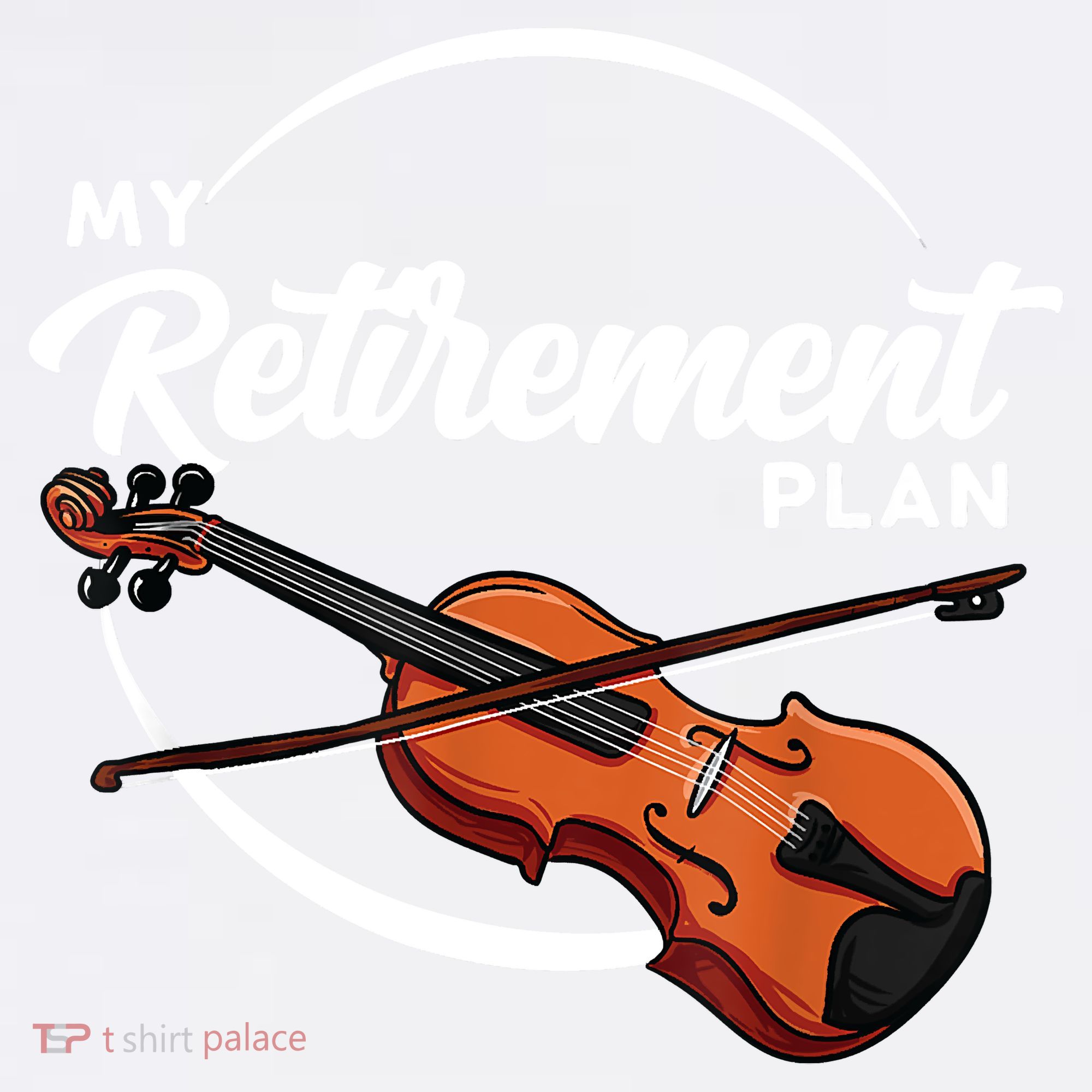 Fiddle Player Gift My Retirement Plan Garment-Dyed Sweatshirt