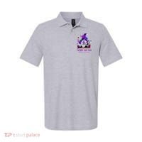Forget Purple Gnome Me Not Purple Alzheimers Awareness Polo thumb 0
