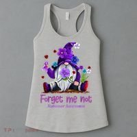 Forget Purple Gnome Me Not Purple Alzheimers Awareness Women's Tank Top thumb 3