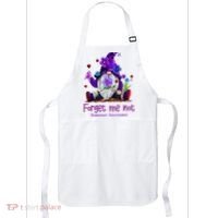 Forget Purple Gnome Me Not Purple Alzheimers Awareness Apron thumb 0