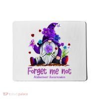 Forget Purple Gnome Me Not Purple Alzheimers Awareness Mousepad thumb 0