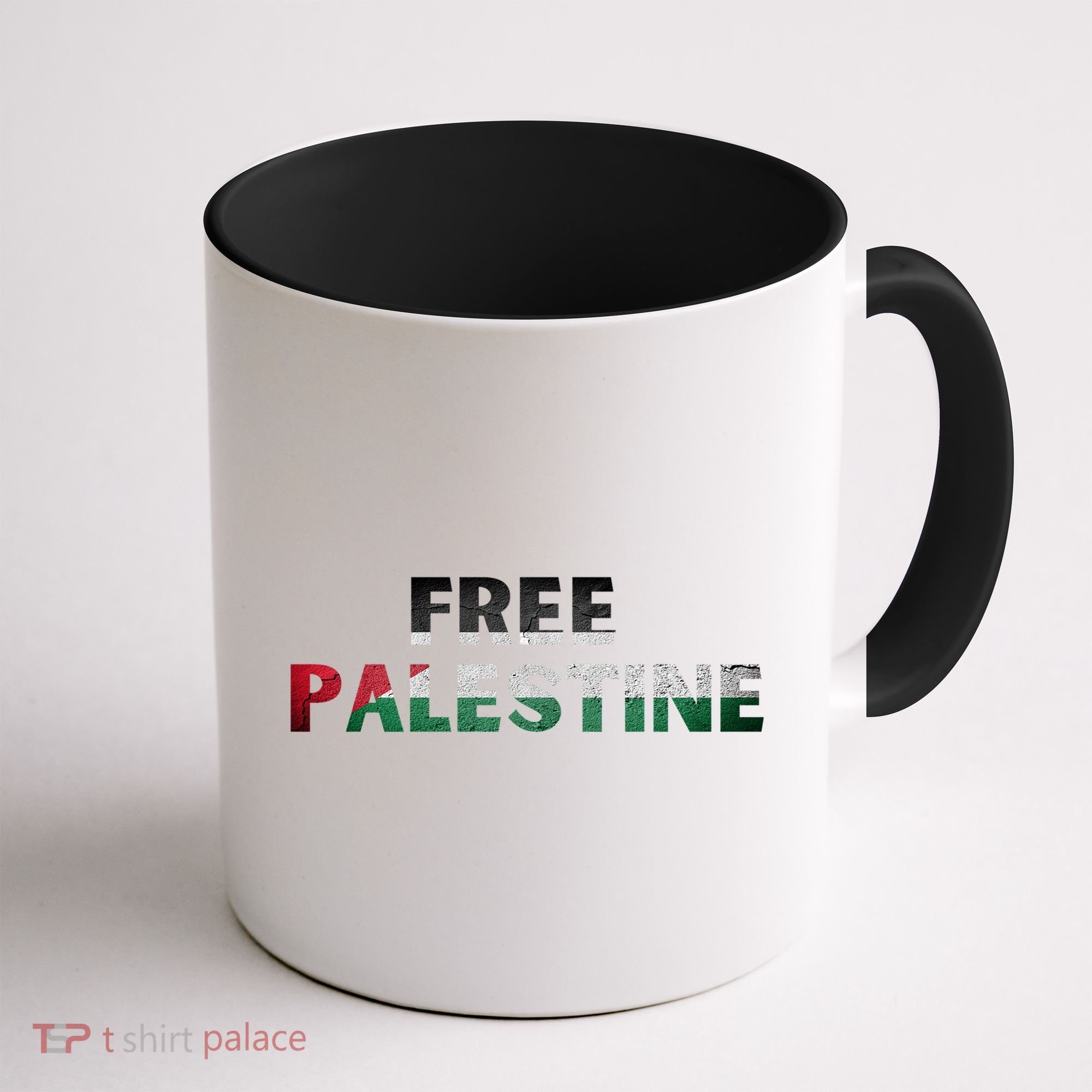 Free Palestine Gaza Flag Arabic Gift Coffee Mug