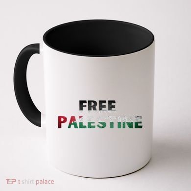 Free Palestine Gaza Flag Arabic Gift Coffee Mug